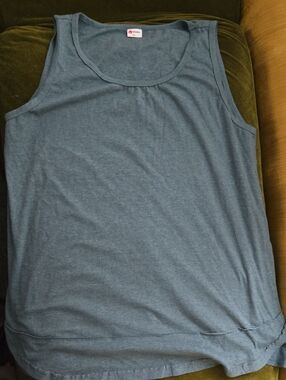 Wiholl Teal Tank Top Womens XL